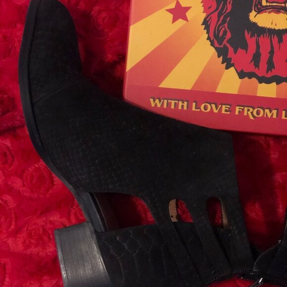 JEFFREY CAMPBELL LEATHER BOOTIES - Picture 2 of 16